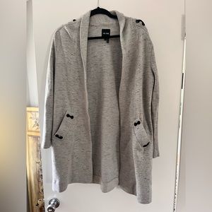 Nic+Zoe Grey sweater-coat